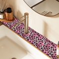thumbnail image 2 of Yayeee Faucet Mat for Kitchen Sink 14.7" Diatomite Long Splash Guard Pad, Pink Floral Leopard Pattern, 2 of 7
