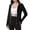 Black, variant on Women's Pure Solid Color Ice Silk Hooded Sun Jacket Top, Lightweight Long Sleeve Sun Protective Shirt, UPF 50+ Casual Outerwear for Summer, Cooling and Comfortable,Blue XL