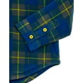 thumbnail image 5 of Pokemon Pikachu Flannel Hooded Shacket Plaid Little Kid to Big Kid, 5 of 5