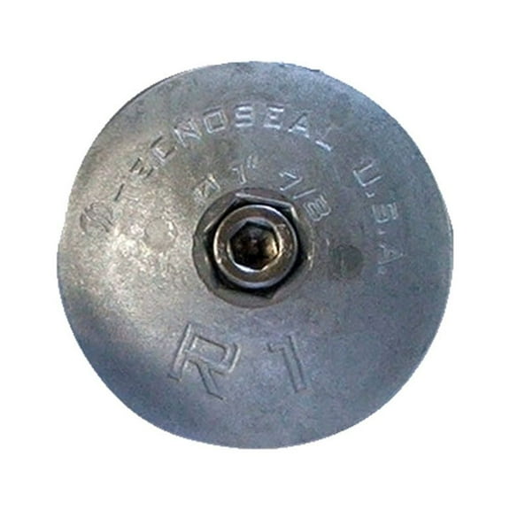 Tecnoseal R1 Rudder Anode - Zinc - 1-7/8" Diameter | Bundle of 5