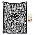 thumbnail image 2 of OCCOA DIY Coloring Blanket Kit with 24 Washable Markers Forest Scenery Doodle Throw for Adults Home Art Activity Gift Xmas Present, A, 2 of 7