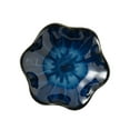 thumbnail image 4 of freneci Ceramic Trinket Tray Flower Shape Spoon Holder Decorative Plate Key Bowl Dish for Trinket Daughter Kitchen Birthday Gift Deep Blue, 4 of 8