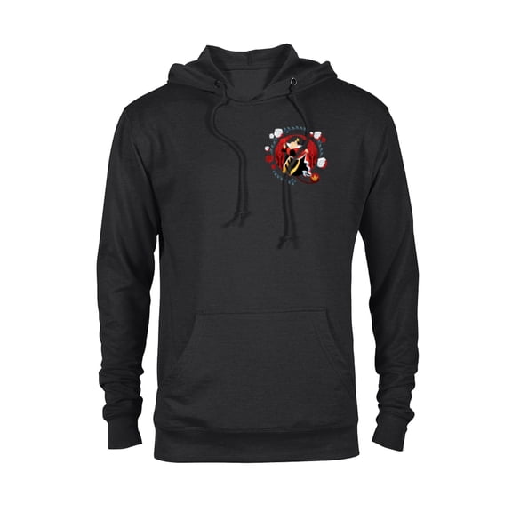 Disney Alphabet Monogram Letter Q for Queen of Hearts - Pullover Hoodie for Adults - Customized-Black