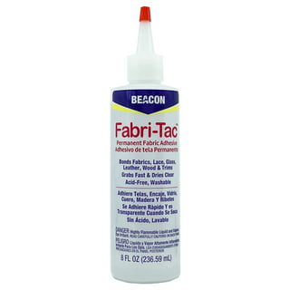Fabric Fusion Fabric Glue Permanent Clear Washable 2oz for Patches