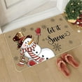 thumbnail image 6 of Ireezec Christmas Doormat Holiday Floor Mat Non-Slip Indoor Outdoor Entryway Welcome Mat for Front Door Porch Patio Decoration Festive Home Decor, 6 of 6