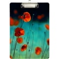 thumbnail image 2 of FMSHPON Red Poppy Clipboard Hardboard Wood Nursing Clip Board and Pull for Standard A4 Letter 13x9 inches, 2 of 7