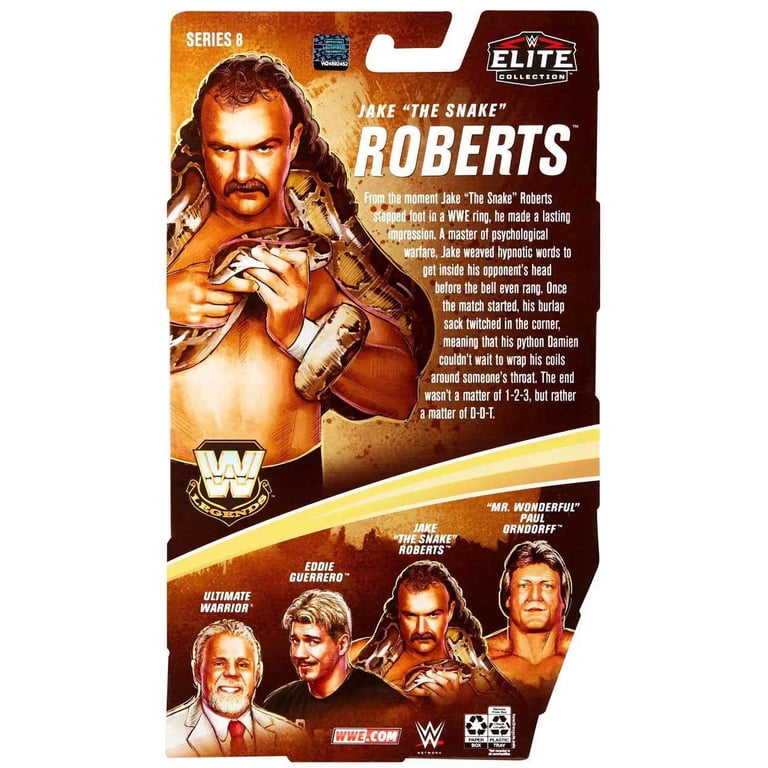 WWE Elite Legends Series 8 Jake The Snake Roberts Action Figure