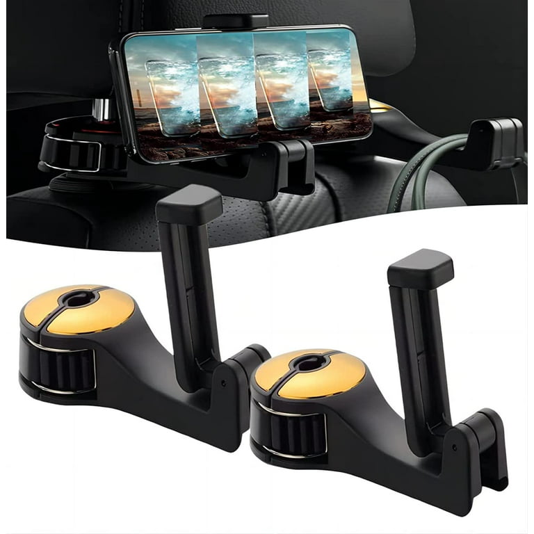 Universal Car Seat Back Page Hook With Phone Holder Set Of 2 For Headrest  Storage And Auto Accessories From M2xn, $22.39