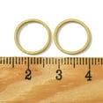 thumbnail image 3 of Brass Linking Rings Cadmium Free & Nickel Free & Lead Free Flat Ring Raw(Unplated) 12x1mm Inner Diameter: 10.3mm, 3 of 3