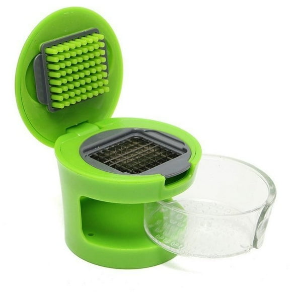 Kit práctico de herramientas de cocina para el hogar, cortadora de mano, cortadora de ajo, trituradora de ajo (color: verde) LYD Gadgets de cocina