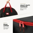 thumbnail image 4 of Premium Christmas Wreath Storage Bag 36” - Dual-Zippered Storage Container & Durable Handles, Protect Artificial Wreaths - Holiday Xmas Bag Made of Tear-Proof 600D Oxford - 5-Year Warranty, 4 of 6