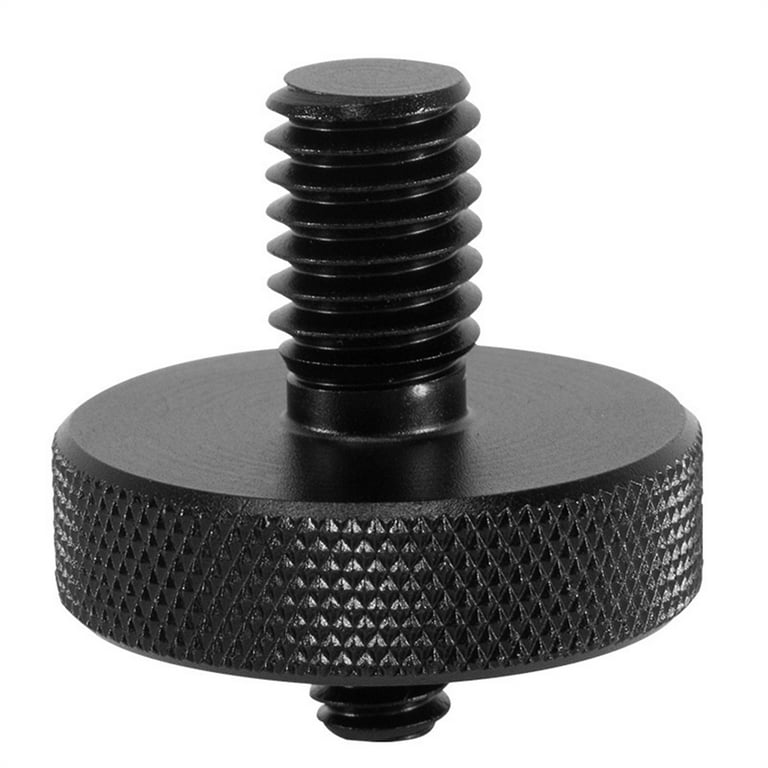 Camera Tripod Adapter Replacement Solid Metal Construction Knurled
