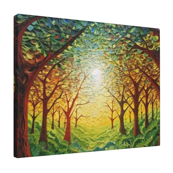 Canvas Wall Art Picture Tree of Life Natural Landscape Home Decoration 16x20in White