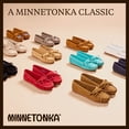 thumbnail image 4 of Minnetonka Women's Kilty Suede Hardsole Moccasin, Red, 8.5 M US, 4 of 7