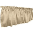 thumbnail image 2 of Shiny Smooth Satin Window Valance 58" Wide Champagne, 2 of 2