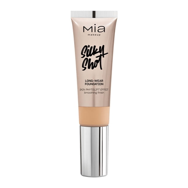Silky Shot Foundation - Base alisadora de cobertura media-alta