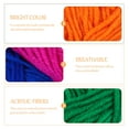 thumbnail image 2 of 12 rollos Hilo acrílico 12 colores Crochet de tejido de tejido Diy Artesanía de lana Hilo, 2 of 6