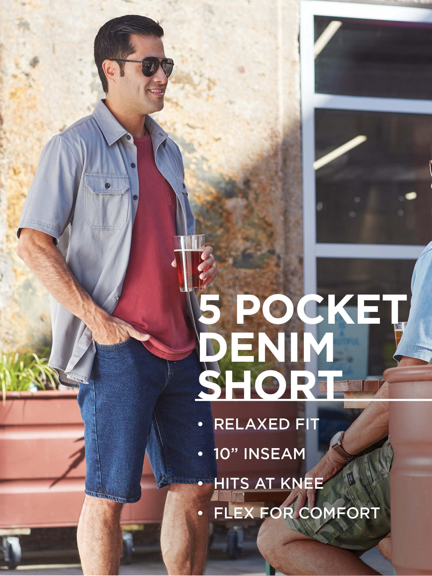 Wrangler Men's 5 Pocket Denim Short