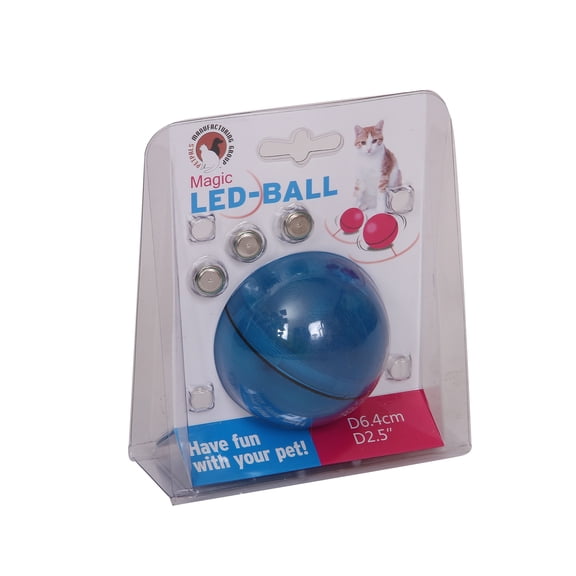 PetPals Blue Interactive LED Cat Ball