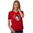 thumbnail image 4 of Betty Boop Brains Beauty Funny Cute Women's Graphic T Shirt Tees Brisco Brands S, 4 of 5