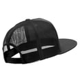 thumbnail image 4 of Neon Turkey Embroidered 5 Panel Mesh Trucker Snapback Cap - Charcoal OSFM, 4 of 5