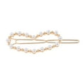 thumbnail image 3 of 2 Unids Plateado Broche Broche Broche de Broche de Broche de Perla de Faux Clip de Cabello Antideslizante en apariencia de Pinza de cabellero Pinzas de Colco Pinza de pelo de aleación para mujer, 3 of 8
