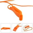 thumbnail image 4 of 20pcs Durable PP Material Emergency Whistle, with Lanyard, Emergency Safety Whistle, Plastic Whistles Set, Suitable for Outdoor Survival Whistle, Rowing, Lifeboats, Attend Party As Gift To Friends, 4 of 7