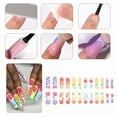 thumbnail image 5 of RAGUPEL 24Pcs Glue on Nails for Women,Colorful Flower Pattern Square Press on Nails,Glossy Design Full Cover Nail Tips,Press on Nails Long for Daily Life,Gatherings and Photo Shoots,Style3, 5 of 7