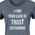 thumbnail image 3 of Instant Message - Lack Of Trust Disturbing - Women's Any Way Dress, 3 of 6