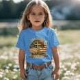 thumbnail image 2 of 250th Anniversary USA Shirts Kids United States 250th Anniversary Girls Boys T-Shirt America Flag Freedom Grace Graphic Tops 1-13 Years, 2 of 6