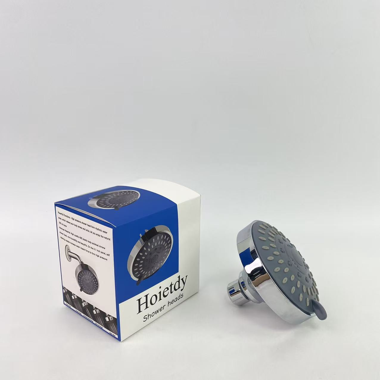 Hoietdy Shower heads,Shower Head High Pressure Rain Fixed Showerhead with Adjustable Metal Swivel Ball Joint - Relaxed Shower Experience Even at Low Water Flow & Pressure