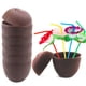 thumbnail image 1 of 12 Uds. Tazas de coco con pajitas de flor de hibisco para fiesta infantil Luau hawaiana, 1 of 7