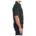 thumbnail image 3 of Yellow Rooster Men's Micropique Sport-Wick Pocket Polo Iron Grey M, 3 of 8