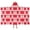 Lucky Cat Red, variant on Lucky Cat Red Pattern Teens Hooded Bath Towel Wrap for Ages 3 To 12,Quick Dry Lightweight Soft Microfiber Bath Beach Pool,60"x35"