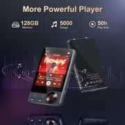 128GB MP3 Player with Bluetooth, Oilsky 2.4 Portable Full Touch Screen Music Player with Speaker and Micro SD Card Slot, MP3 Player with FM Radio,Voice Recording,Earphone,for Kids and Outdoors