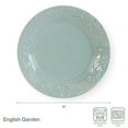 thumbnail image 4 of Fitz and Floyd English Garden Mint 11" Round Stoneware Dinner Plates (4 Count), 4 of 4