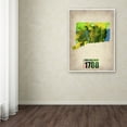 thumbnail image 3 of Trademark Fine Art "Connecticut Watercolor Map" Canvas Art by Naxart, 3 of 3