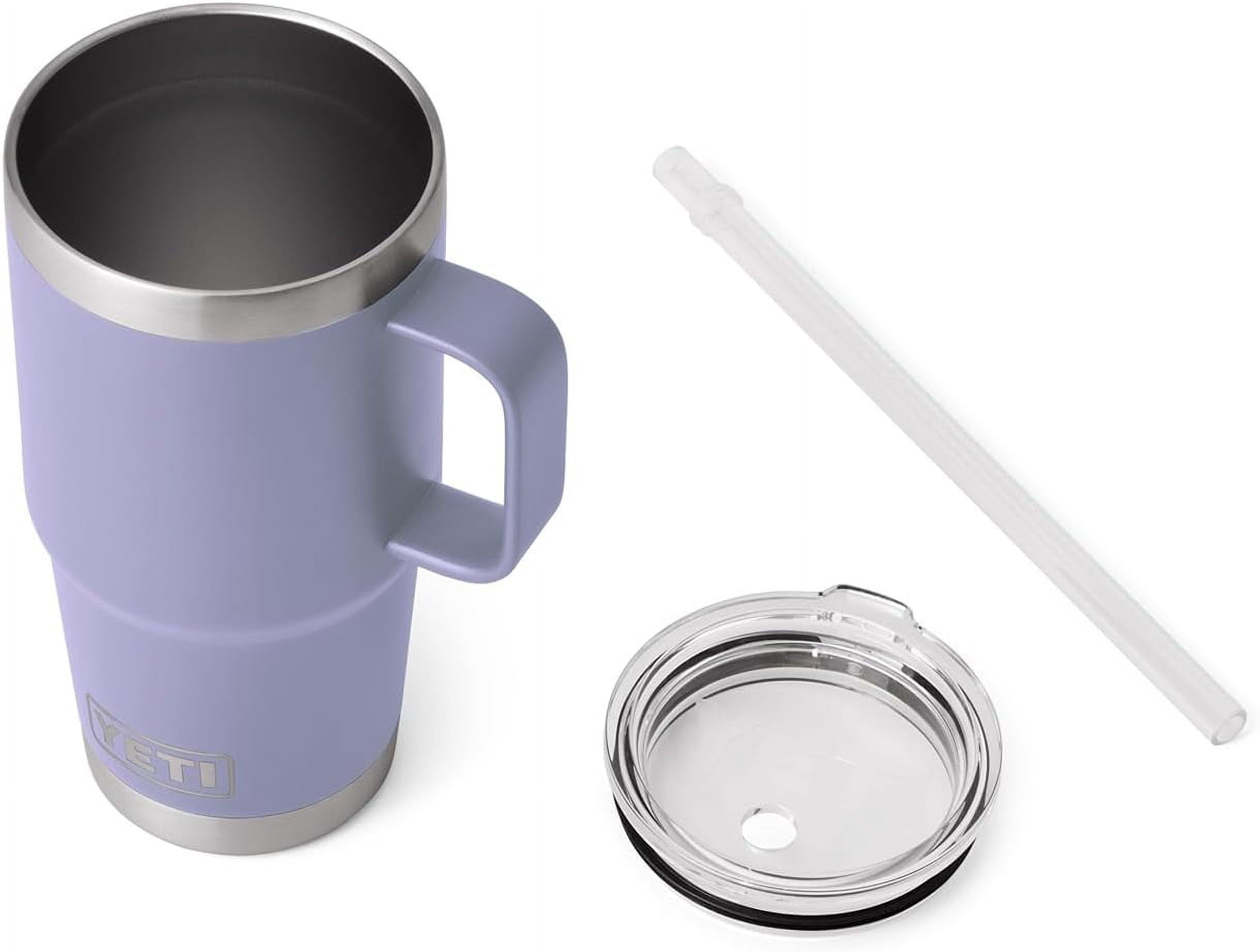 YETI Rambler Tumbler, Handle, Straw Lid, Vacuum Insulated