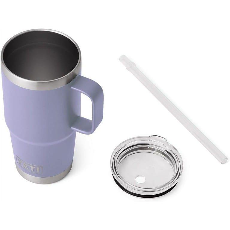 YETI Rambler Tumbler, Handle, Straw Lid, Vacuum Insulated