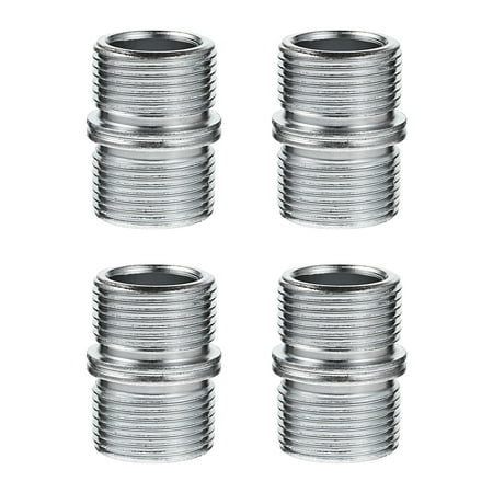 

DOITOOL 4pcs Carbon Steel Double Head Shelf Support Nut Rack Nut Connectors Replacement Storage Shelves Parts