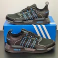 thumbnail image 2 of Adi - das NMD V3 Boost Shoes Men's Size 10 Black Blue Athletic Running Sneakers, 2 of 6