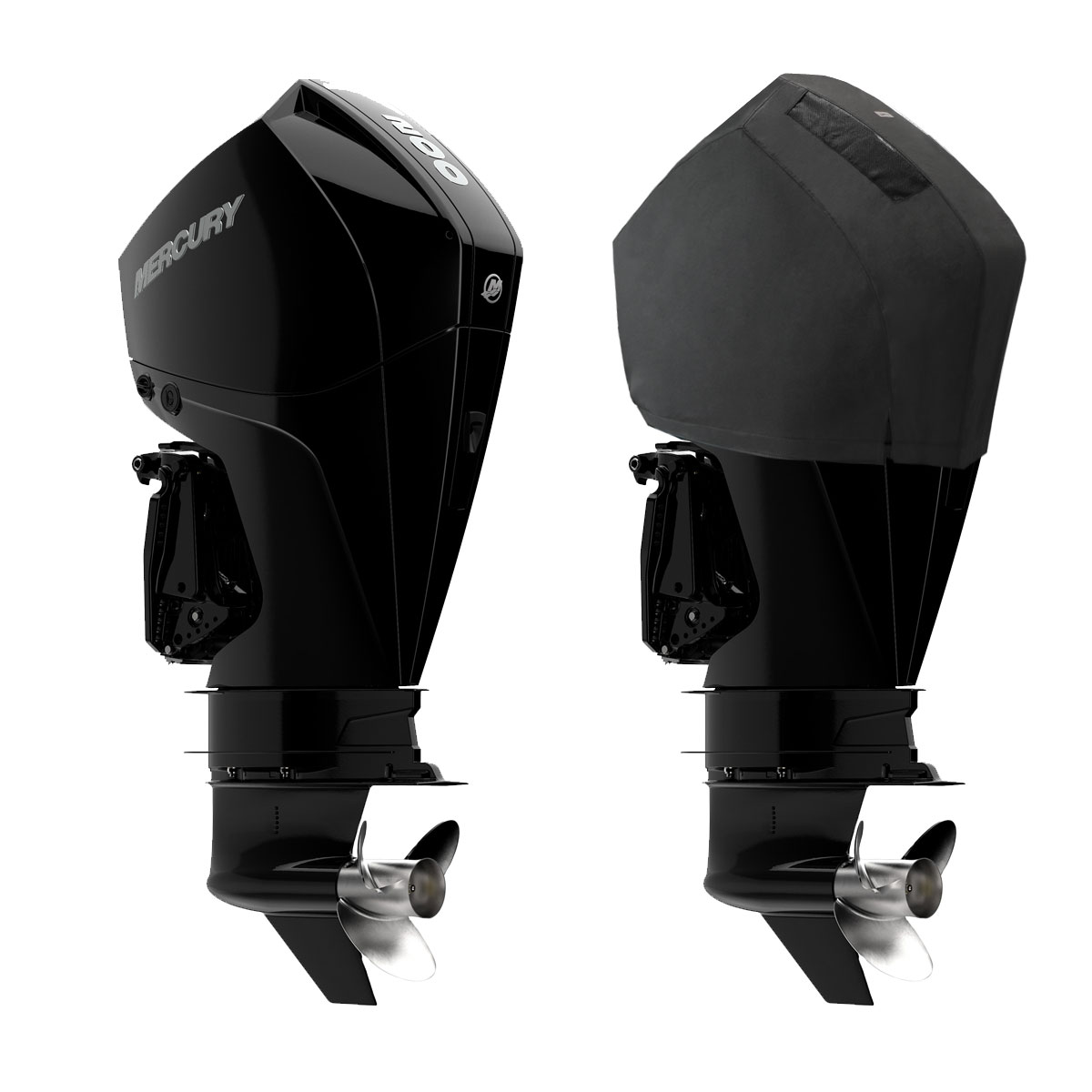 Oceansouth Heavy Duty Vented Cover for Mercury Outboard 4 Stroke V6 3.4L - 175HP, 200HP, 225HP & 175PRO XS (2018-2023) - image 2 of 8