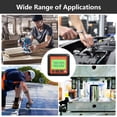 thumbnail image 3 of Graflsoa Digital Inclinometer with Magnetic Base, Angle Finder, Level Gauge, Electronic Protractor, JD10 Model, Red ABS, High Accuracy ±0.1°, 0.05° Resolution, 4x90° Range, 3 of 6