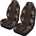 thumbnail image 5 of Uourmeti Longhorn Pattern Automotive Seat Covers Full Set Protect Car Seat Covers Sets, Breathable Compatible with Sedans Truck, 5 of 10
