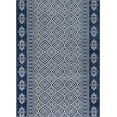 thumbnail image 2 of Well Woven Pipa Blue Oriental Diamonds Area Rug 9x13 (9'3" x 12'6"), 2 of 8