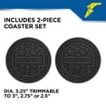 thumbnail image 6 of Goodyear 4-Piece Deep Dish All-Weather Rubber Floor Mats – Heavy Duty Waterproof Universal Trim-to-Fit Car, SUV & Truck Floor Liners – Black, 6 of 13