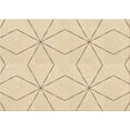 thumbnail image 1 of Ahgly Company Machine Washable Indoor Rectangle Transitional Vanilla Gold Area Rugs, 2' x 3', 1 of 7