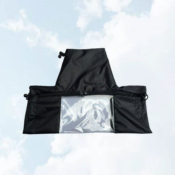 EXHUMKY Universal Outdoor Camera Cover Black Nylon Protect From Dirt 1Pcs