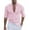 Pink, variant on JTieacloth Casual Button Down Shirts Male Summer Solid Casual Plus Size Shirt Mens Turn Down Collar Long Sleeve Shirt Blue