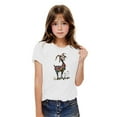 thumbnail image 2 of Fesfesfes Toddler Kids Boys Girls Animal Print T-shirt Summer Fashion Cute Round Neck Print Short Sleeve Tops for 3-10Years(White,7 Years), 2 of 6